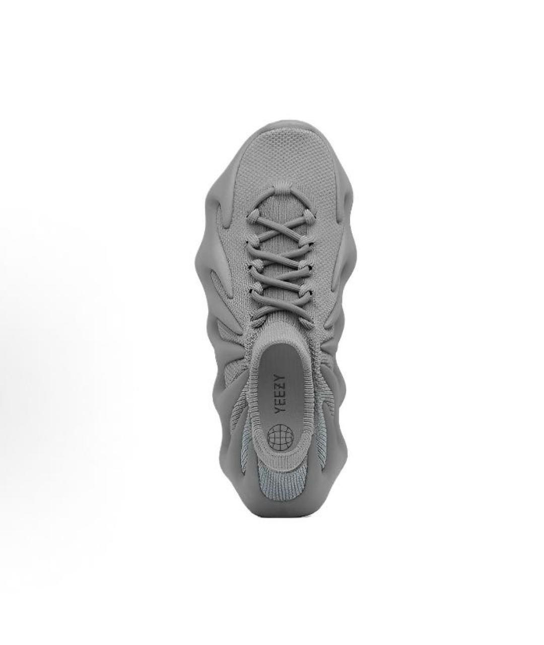 ADIDAS YEEZY Серые текстильные кроссовки, фото 4