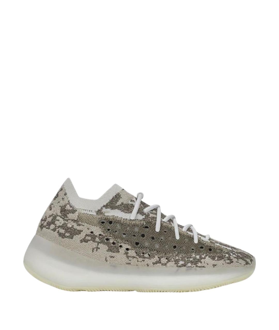 ADIDAS YEEZY Серые текстильные кроссовки, фото 1