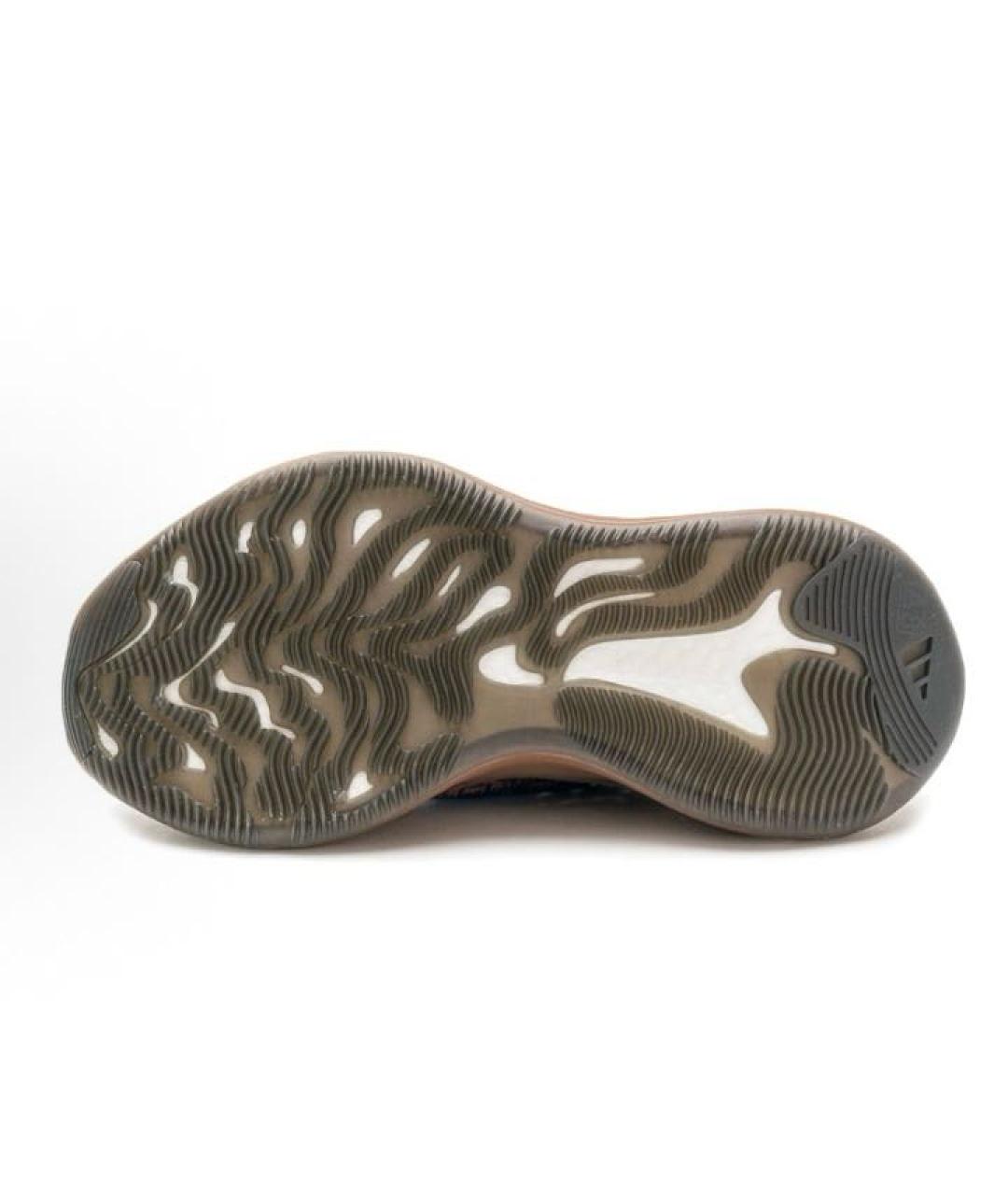 ADIDAS YEEZY Коричневые текстильные кроссовки, фото 5