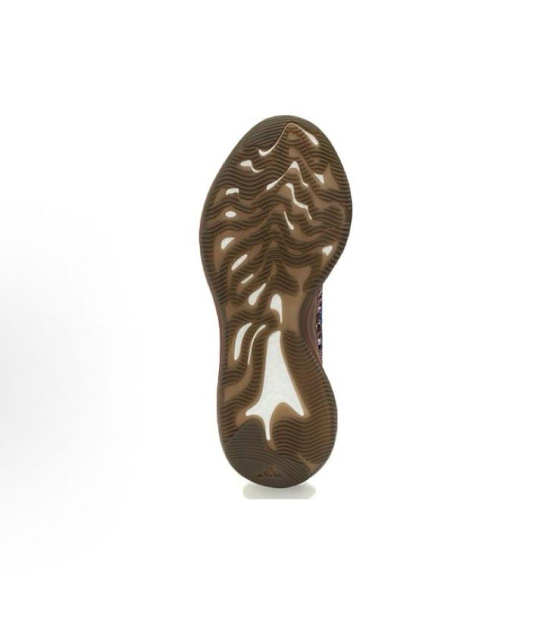 ADIDAS YEEZY Коричневые текстильные кроссовки, фото 5