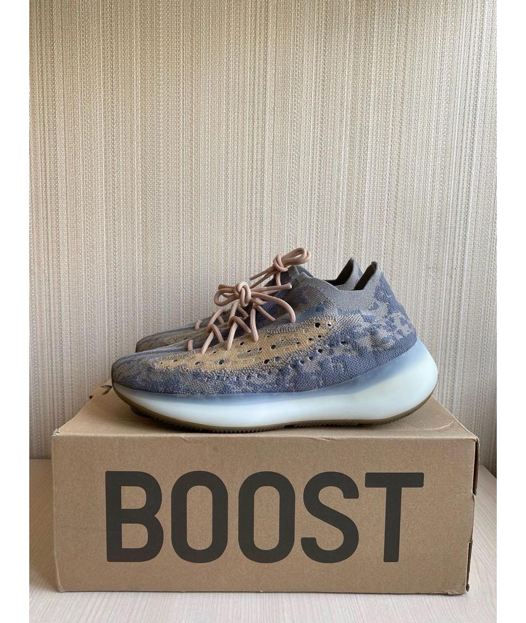 ADIDAS YEEZY Серые текстильные кроссовки, фото 3