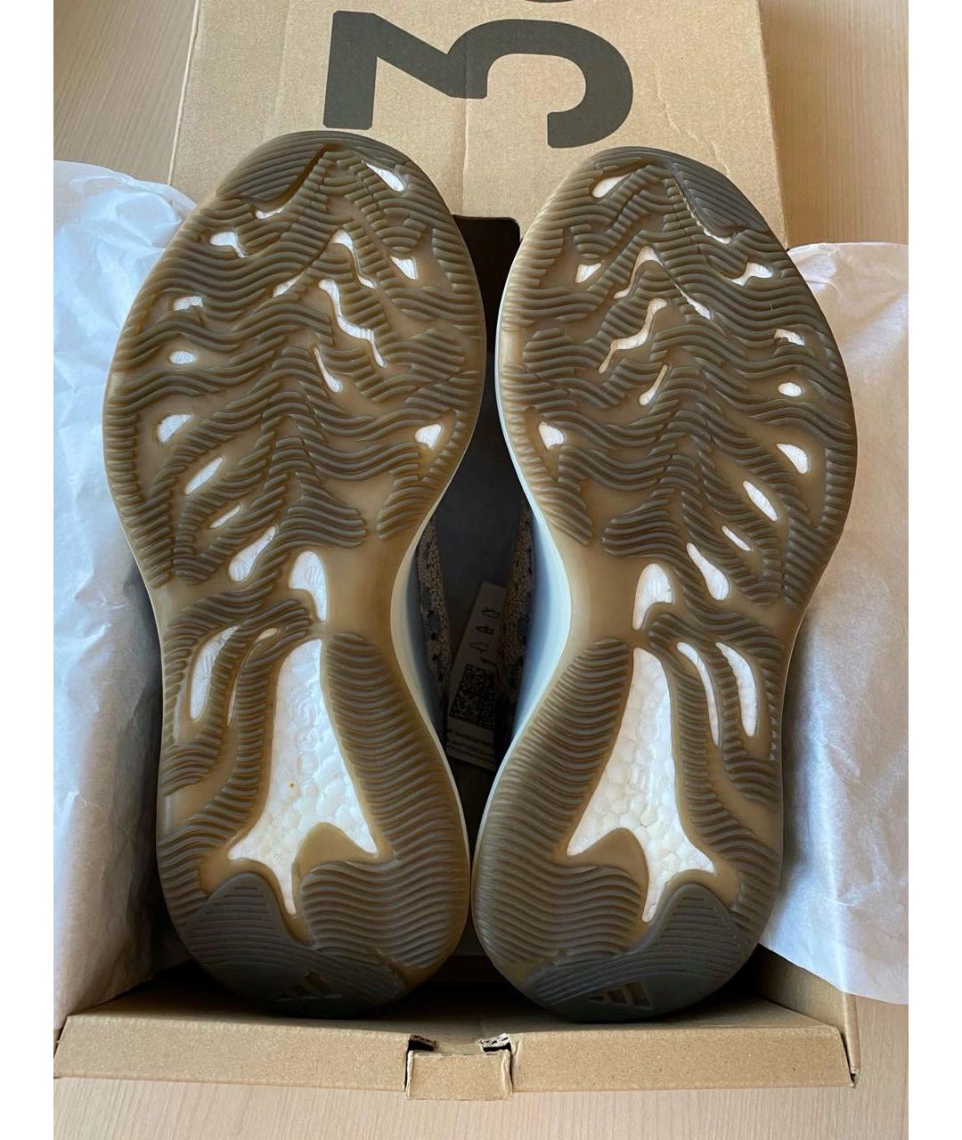 ADIDAS YEEZY Серые текстильные кроссовки, фото 5