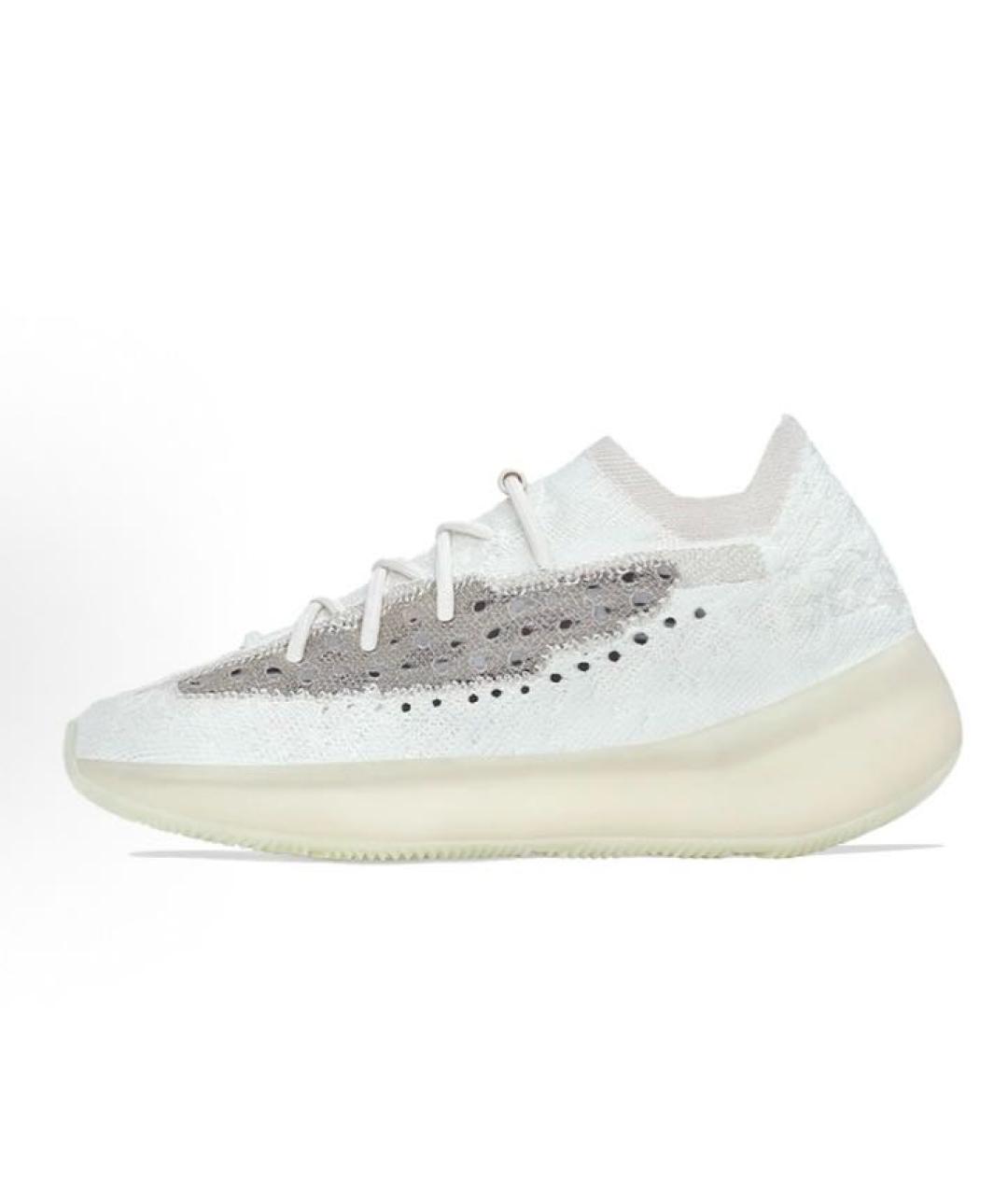 ADIDAS YEEZY Белые текстильные кроссовки, фото 2