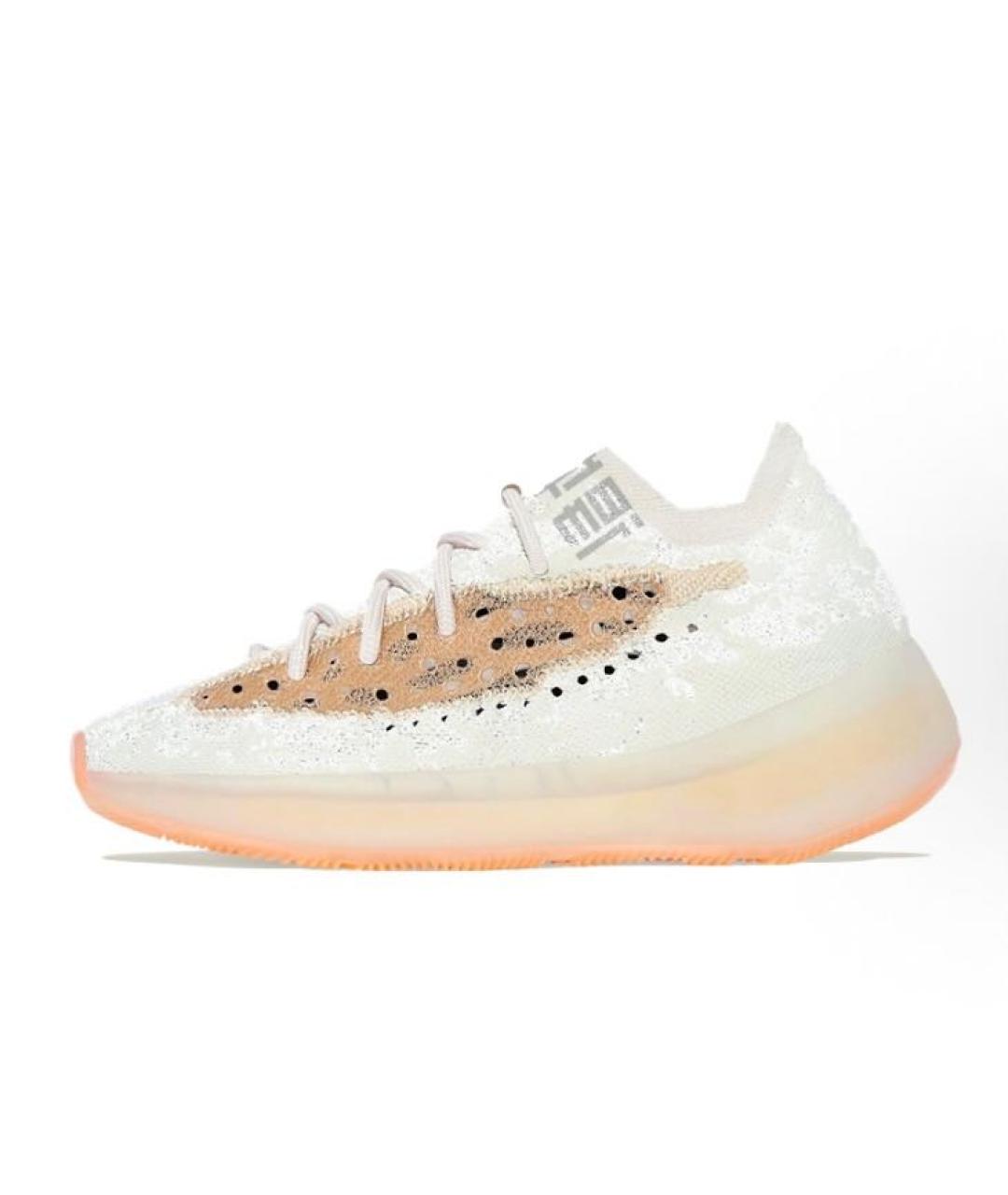 ADIDAS YEEZY Белые текстильные кроссовки, фото 2