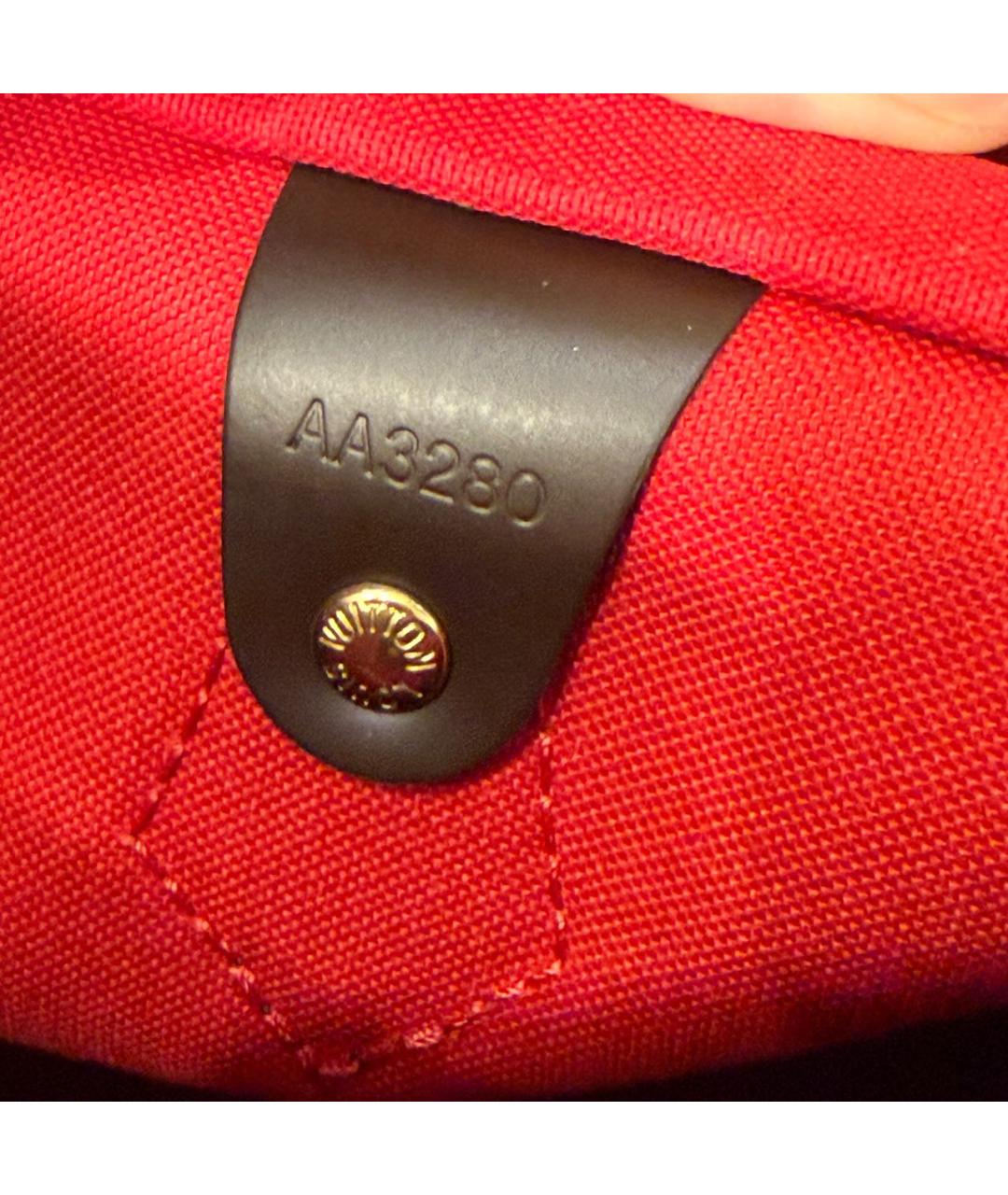 LOUIS VUITTON Коричневая сумка с короткими ручками, фото 5