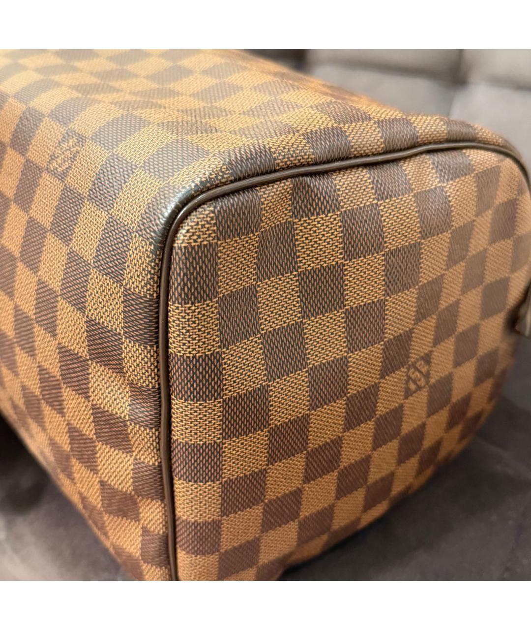 LOUIS VUITTON Коричневая сумка с короткими ручками, фото 7