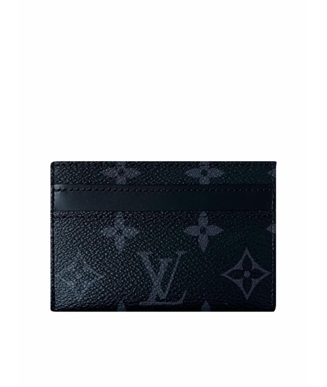 LOUIS VUITTON Антрацитовый кардхолдер, фото 1