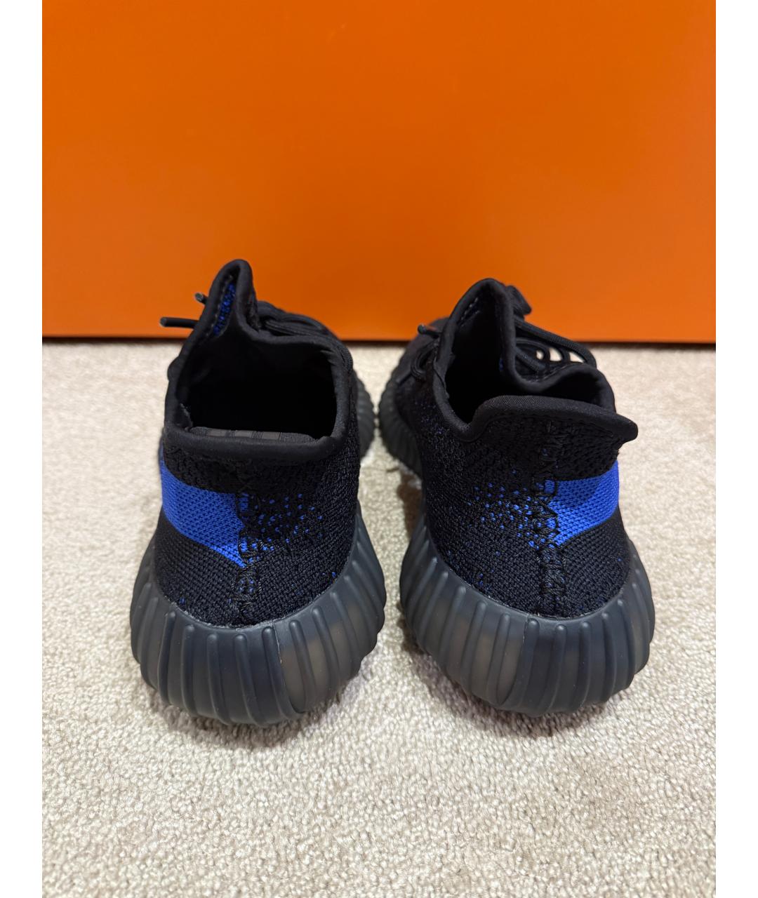 YEEZY Черные текстильные кроссовки, фото 4