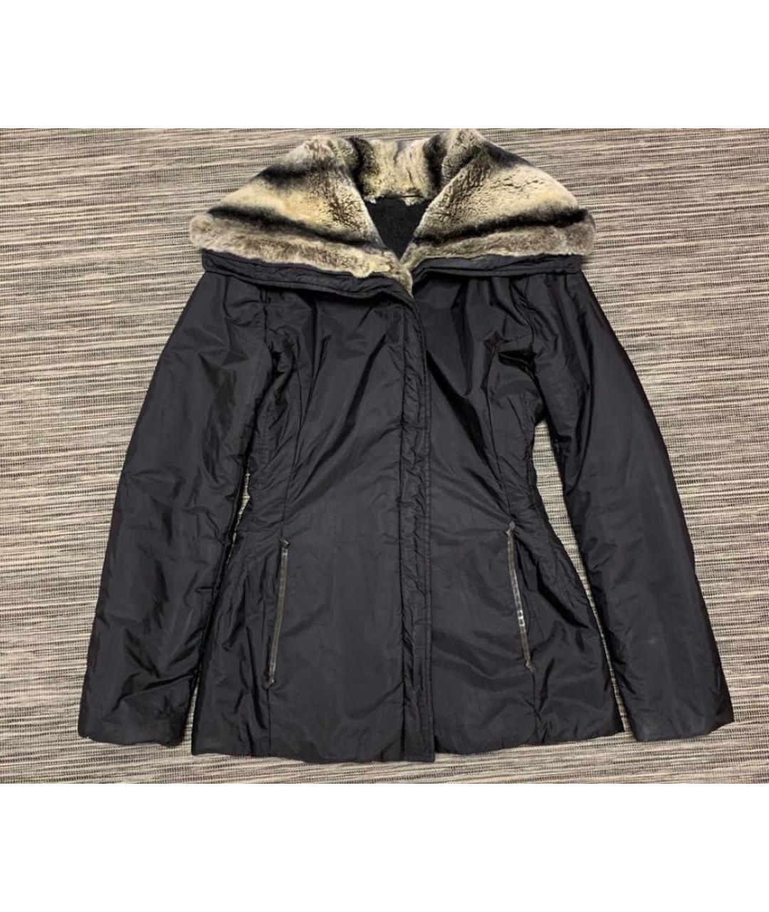 ERMANNO SCERVINO Черная меховая куртка, фото 5