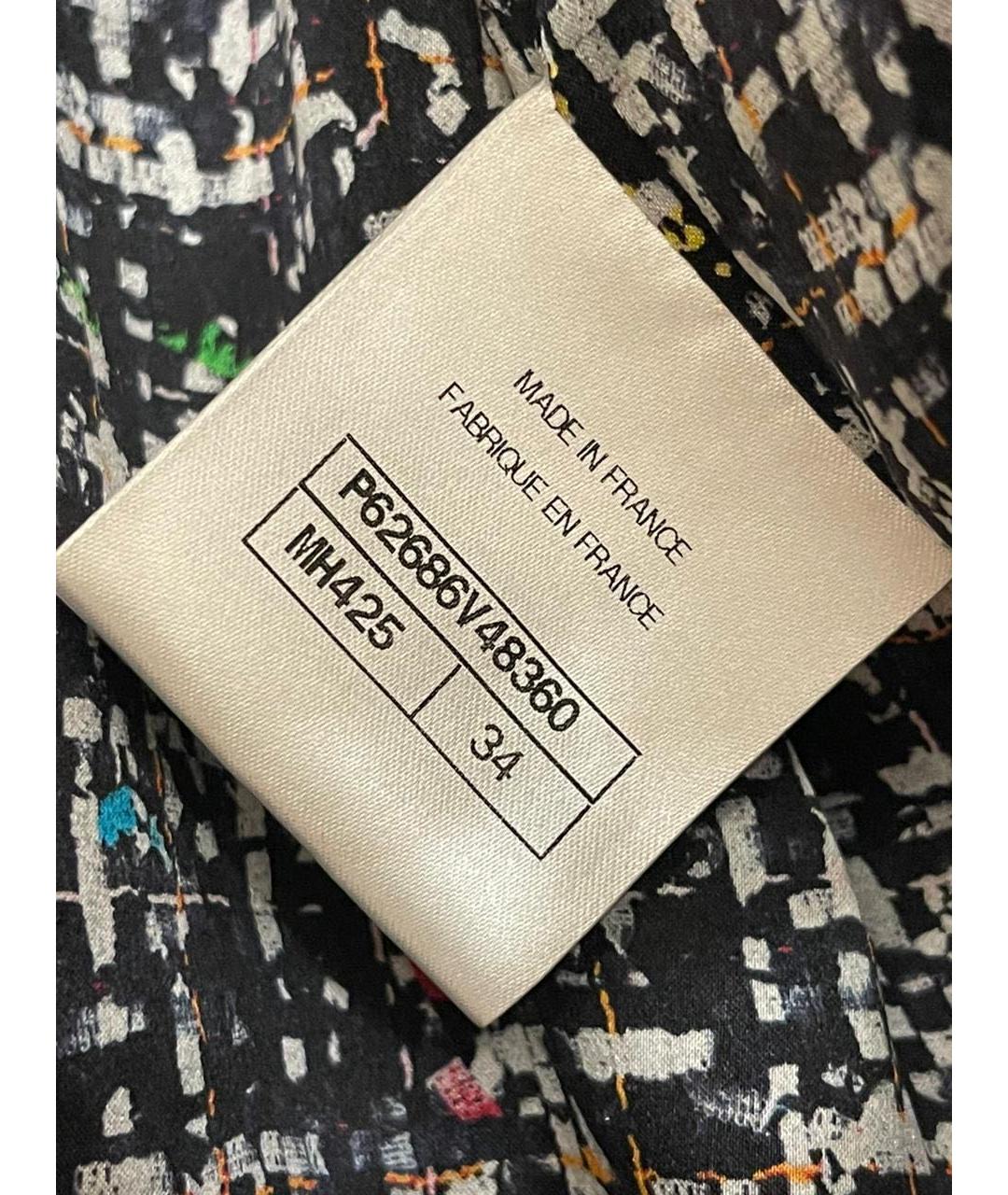 CHANEL Мульти полиэстеровый жакет/пиджак, фото 7