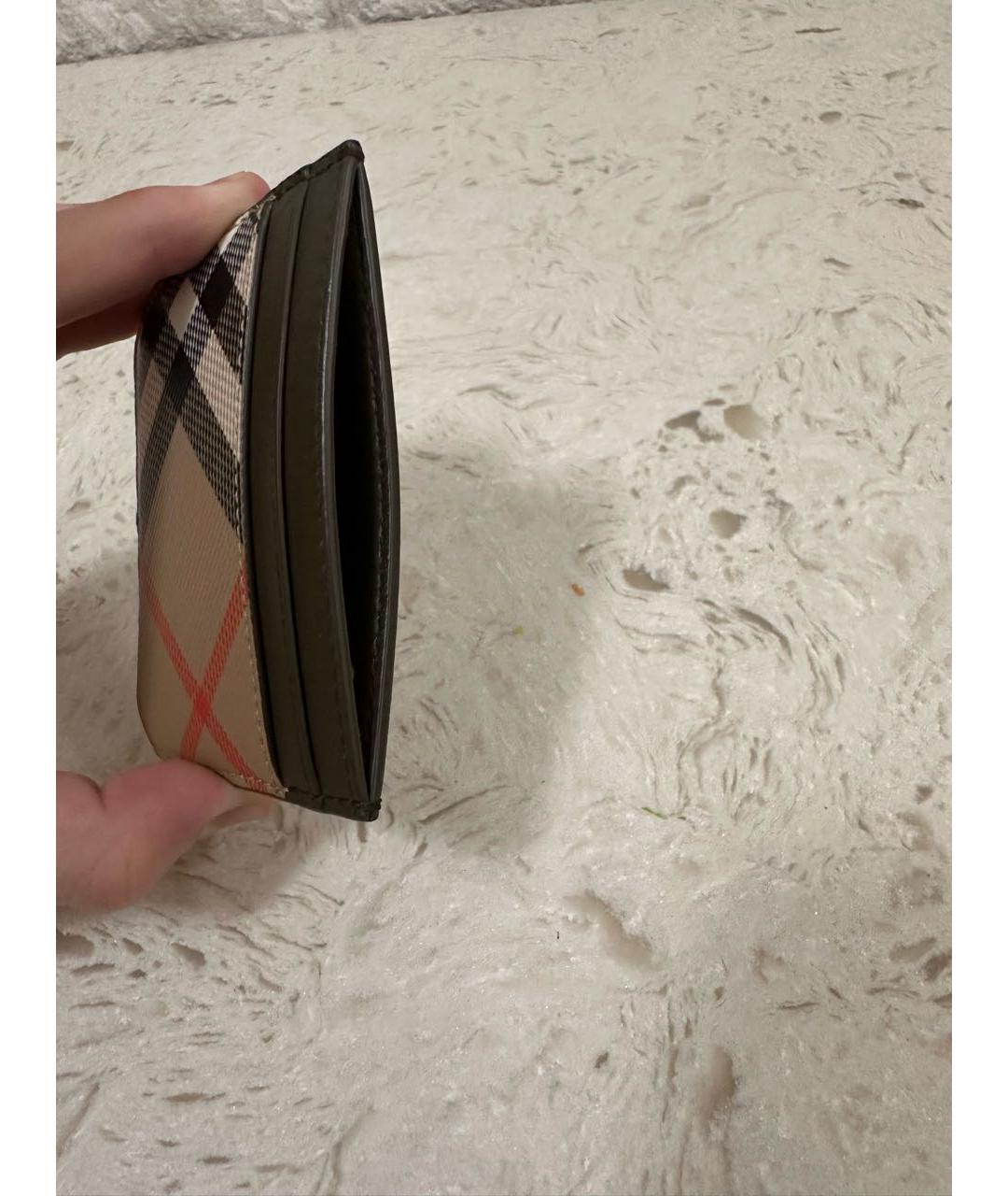 BURBERRY Бежевый кардхолдер, фото 3