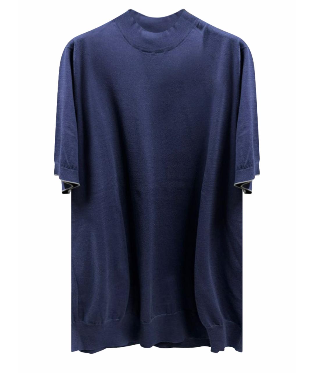 BRUNELLO CUCINELLI Темно-синий джемпер / свитер, фото 1