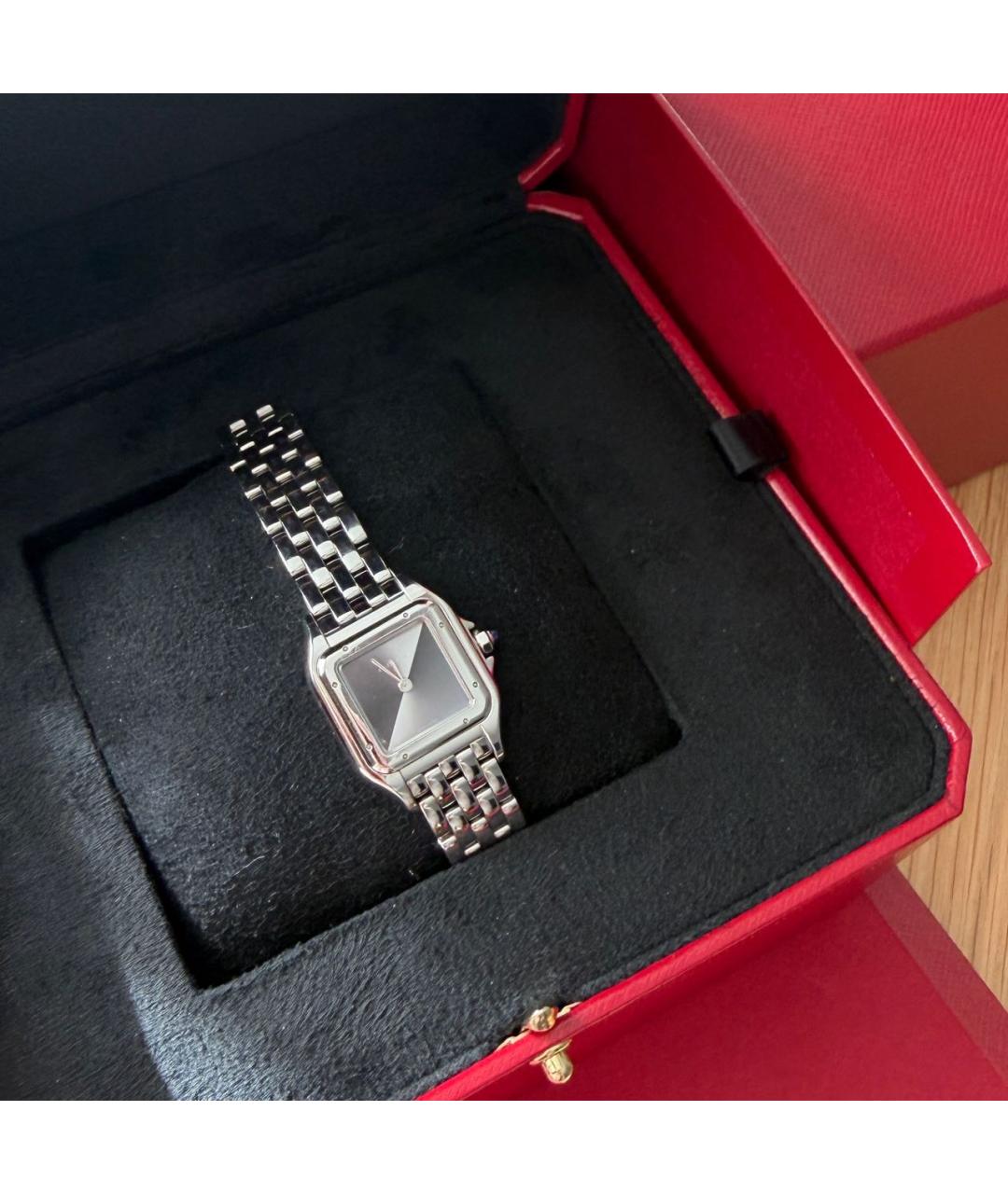 CARTIER Серебряные металлические часы, фото 7