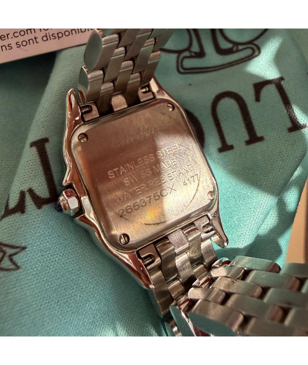 CARTIER Серебряные металлические часы, фото 3