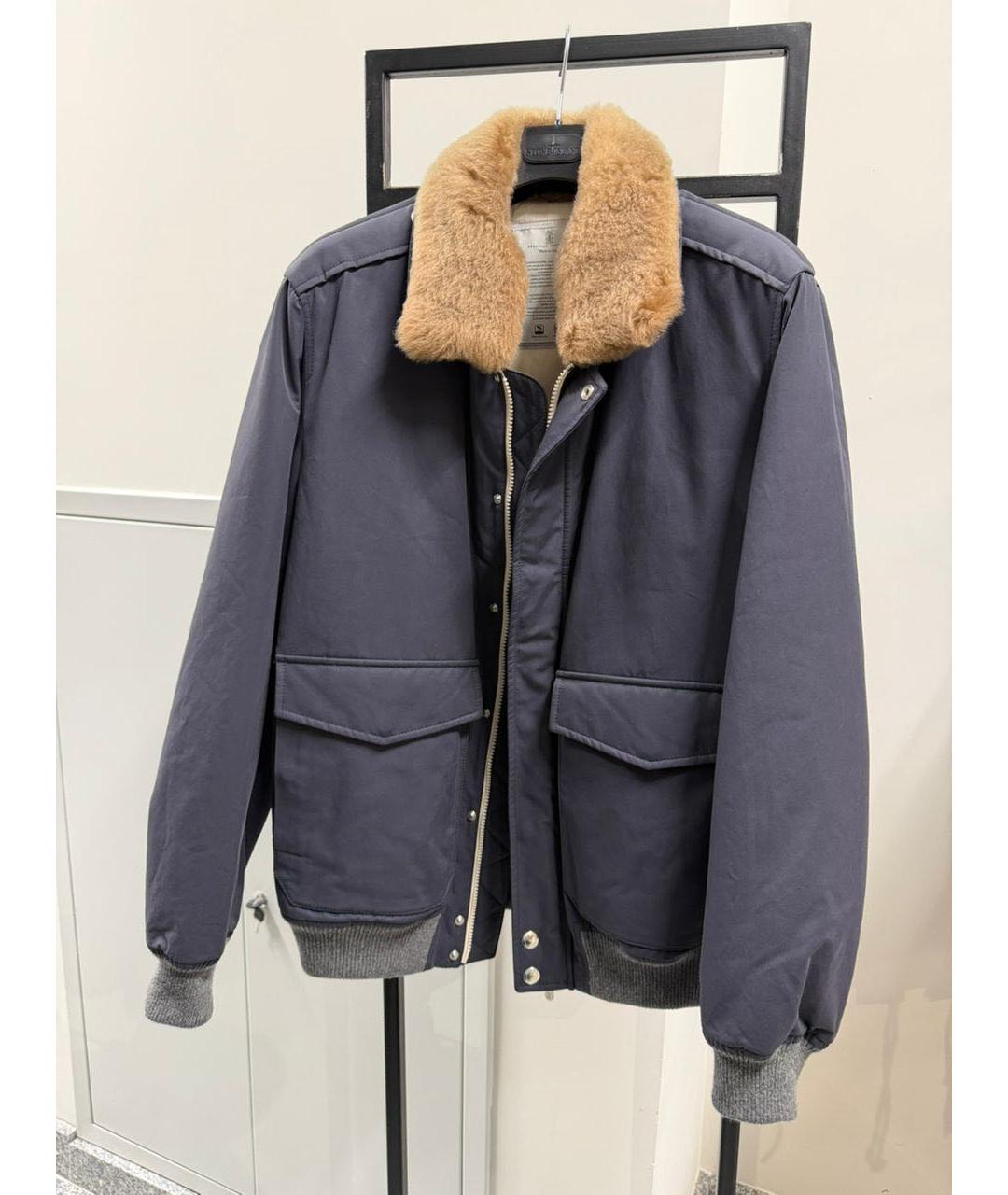 BRUNELLO CUCINELLI Серая куртка, фото 2