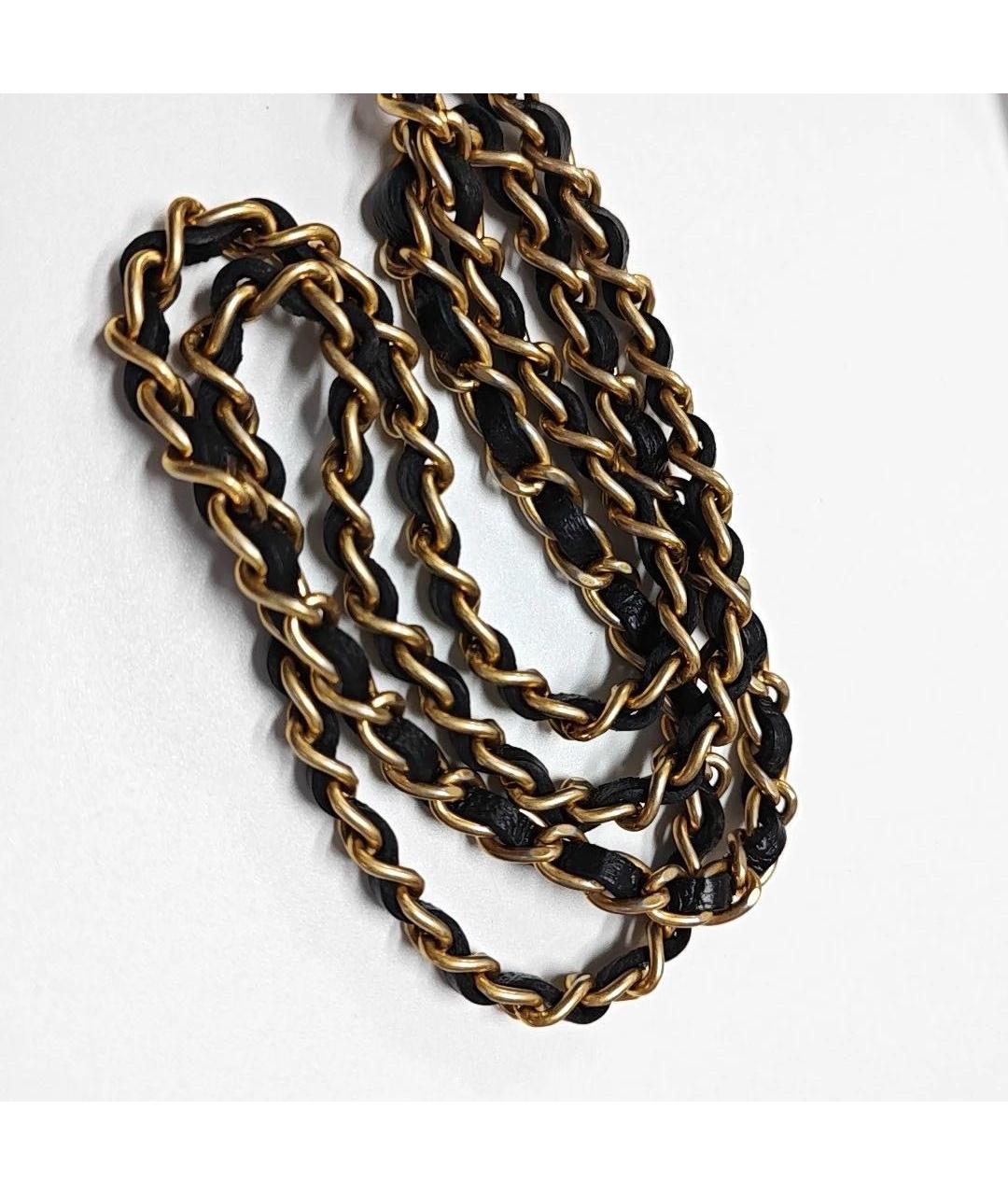 CHANEL Черная кожаная сумка через плечо, фото 8