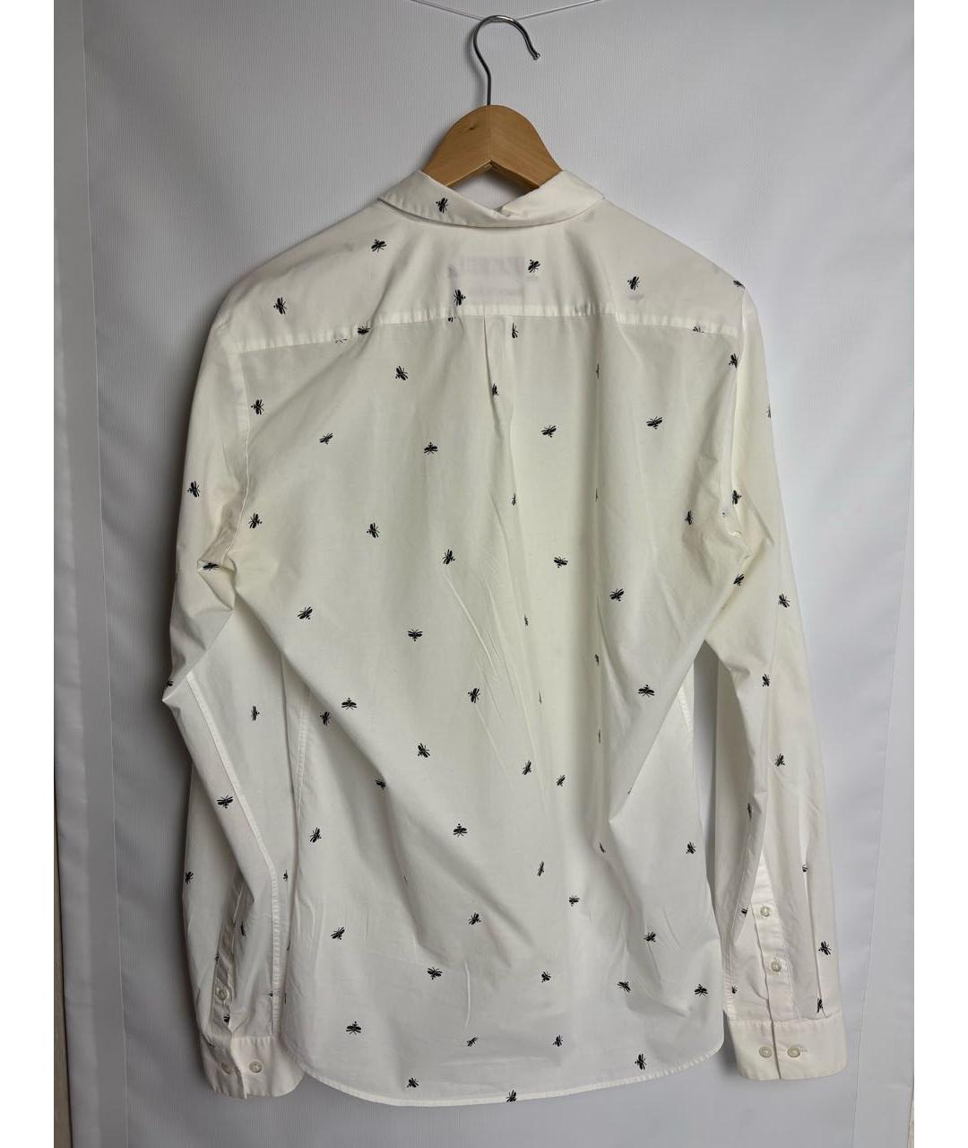 HUGO BOSS Белая хлопковая классическая рубашка, фото 2