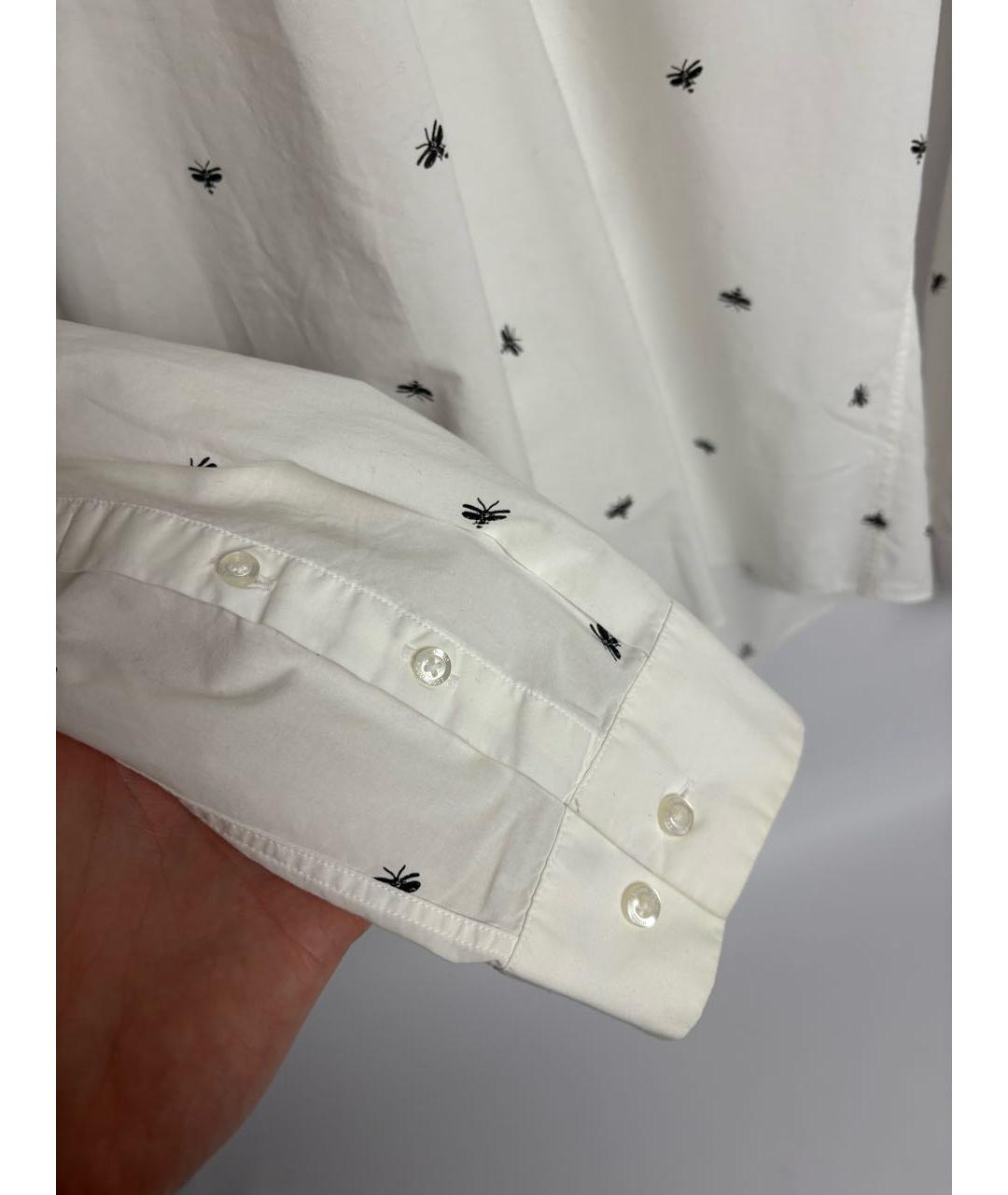 HUGO BOSS Белая хлопковая классическая рубашка, фото 4