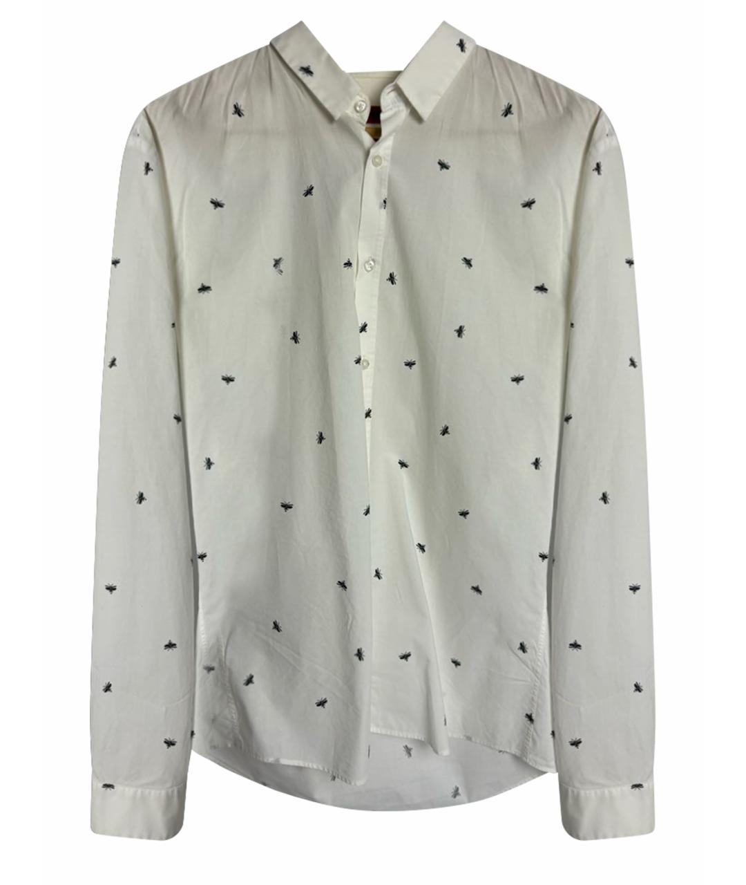 HUGO BOSS Белая хлопковая классическая рубашка, фото 1