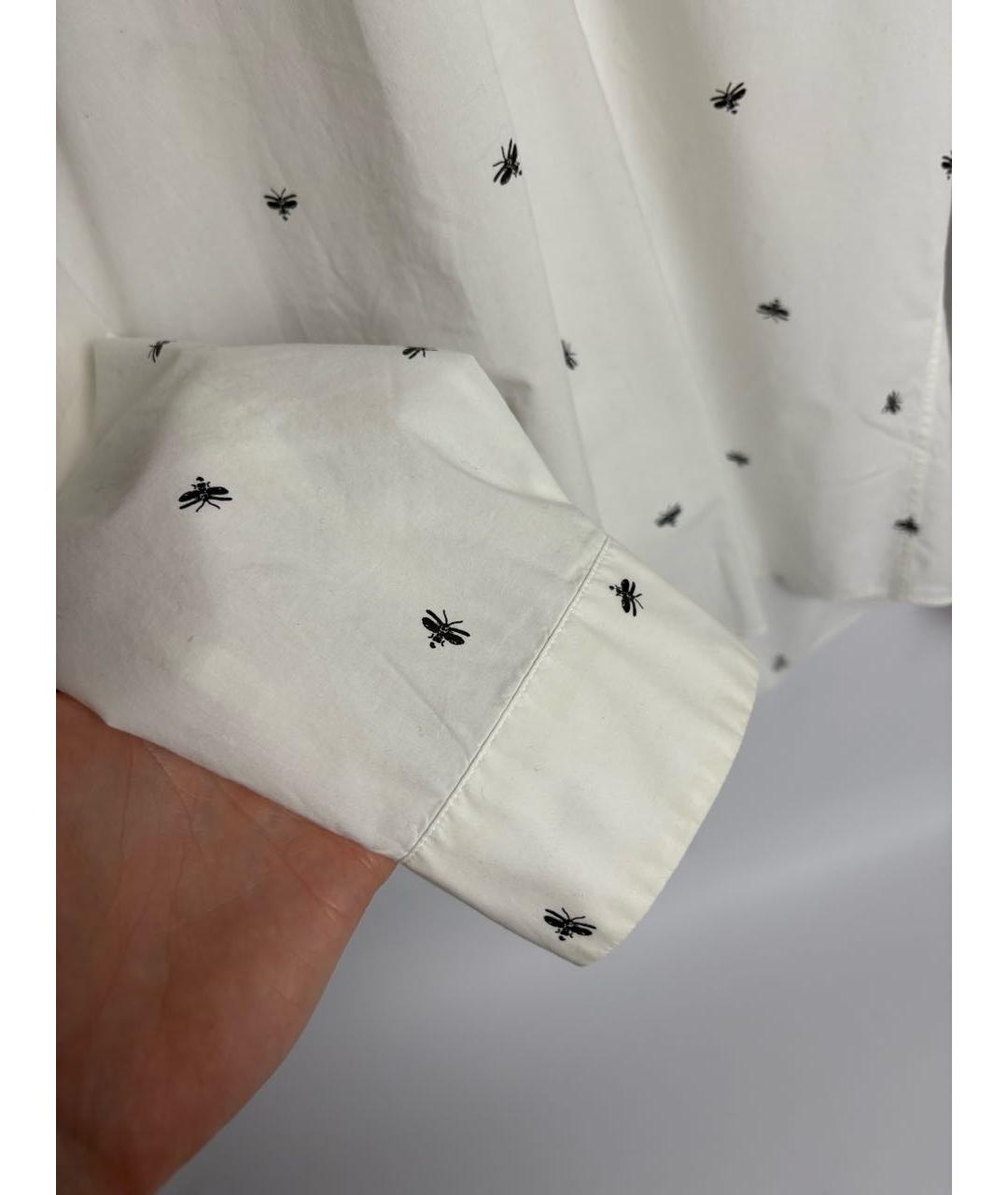 HUGO BOSS Белая хлопковая классическая рубашка, фото 3