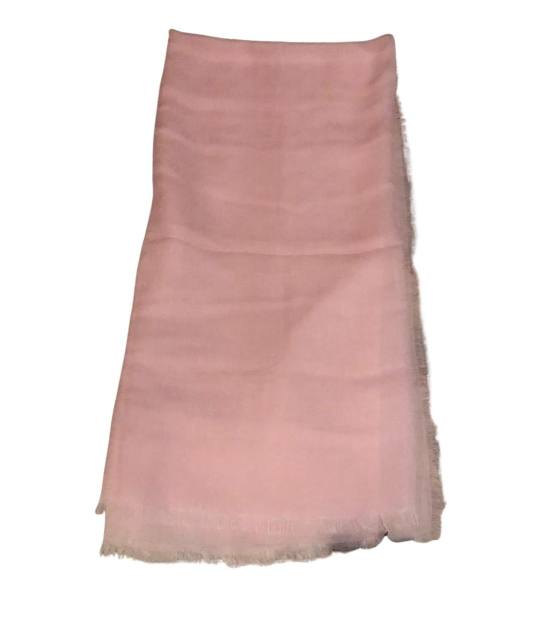 GUCCI Розовый хлопковый платок, фото 1