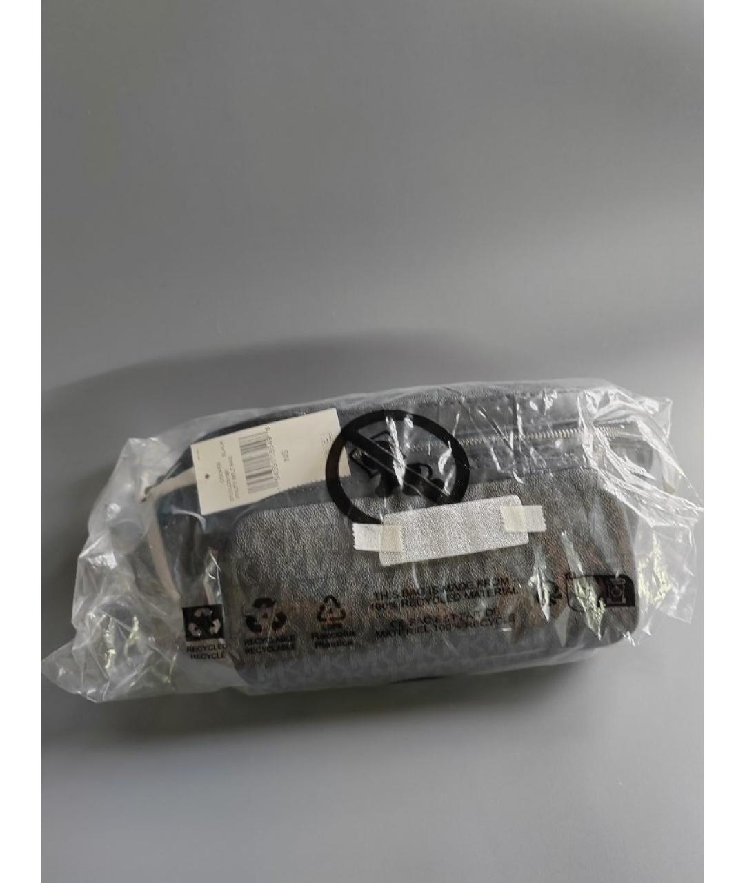 MICHAEL KORS Черная поясная сумка из искусственной кожи, фото 8