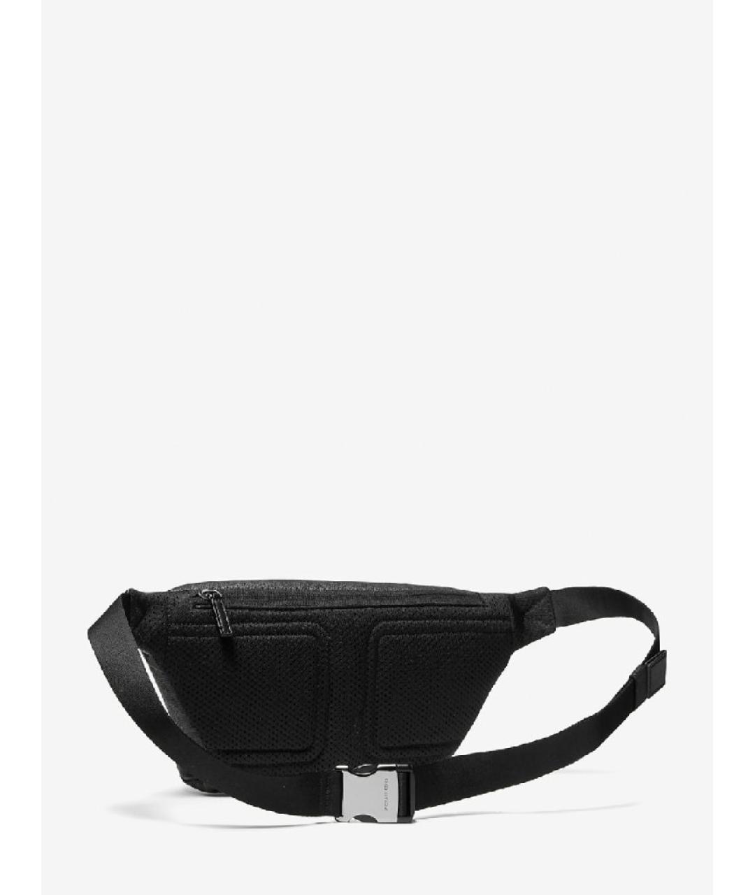 MICHAEL KORS Черная поясная сумка из искусственной кожи, фото 2