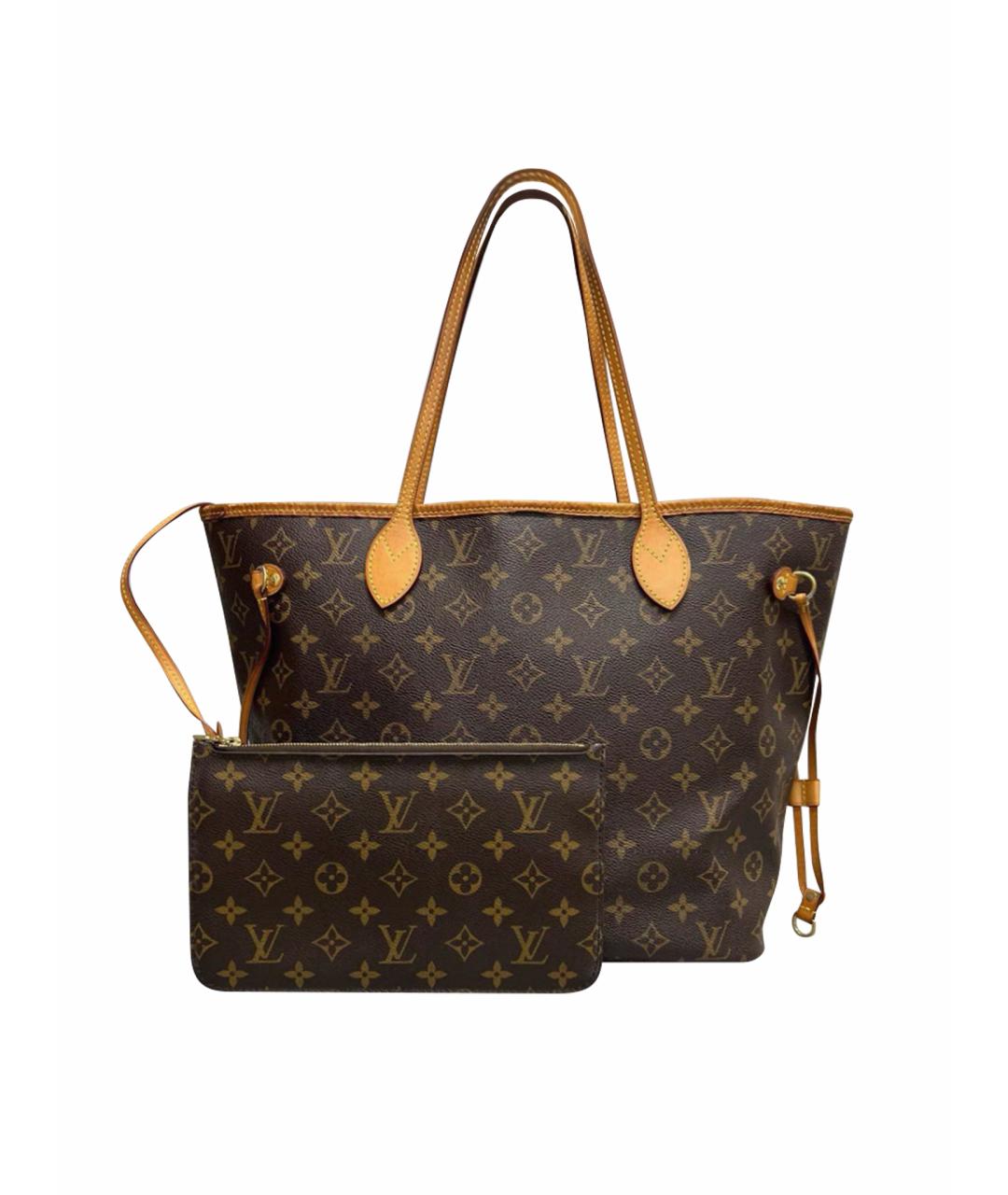 LOUIS VUITTON Коричневая сумка тоут, фото 1