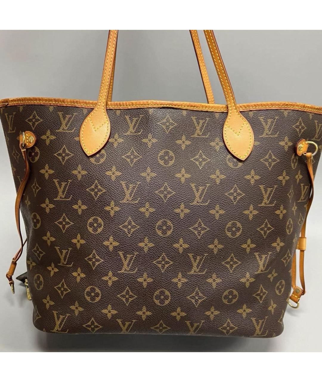 LOUIS VUITTON Коричневая сумка тоут, фото 4