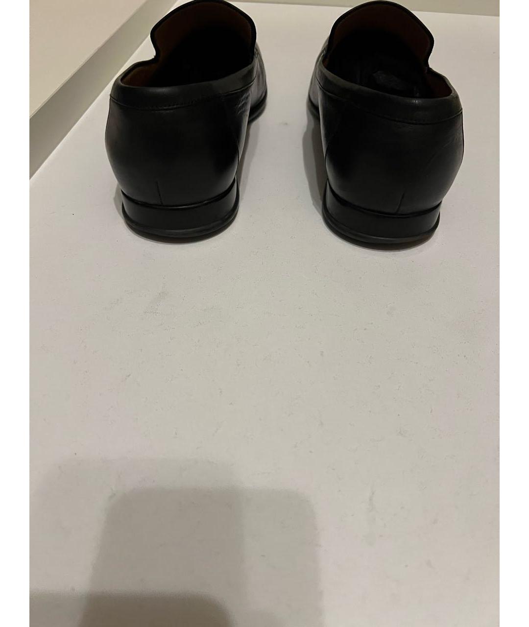 GUCCI Черные кожаные низкие ботинки, фото 4