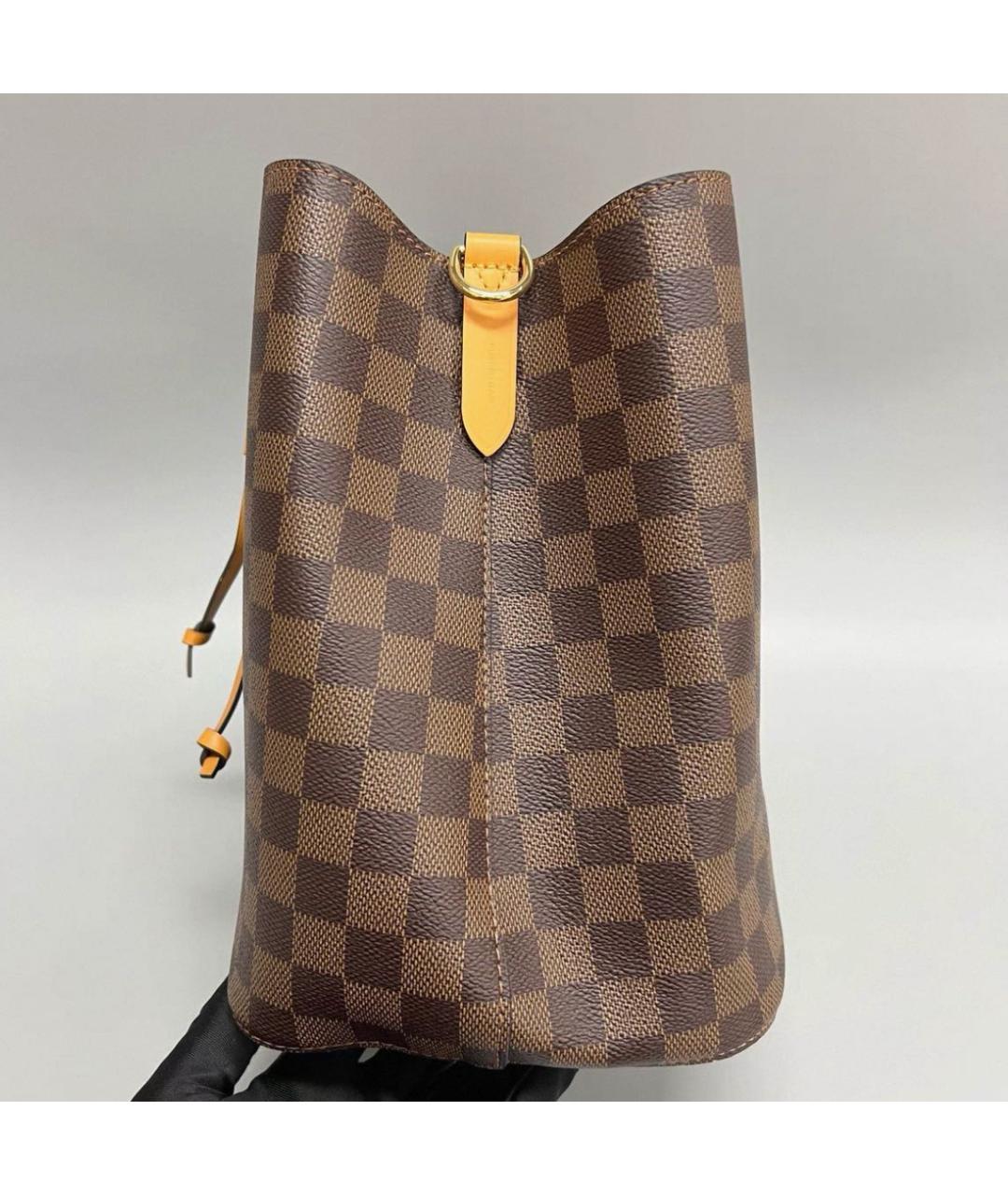 LOUIS VUITTON Коричневая сумка тоут, фото 3