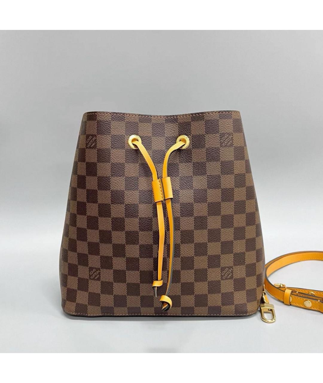 LOUIS VUITTON Коричневая сумка тоут, фото 5