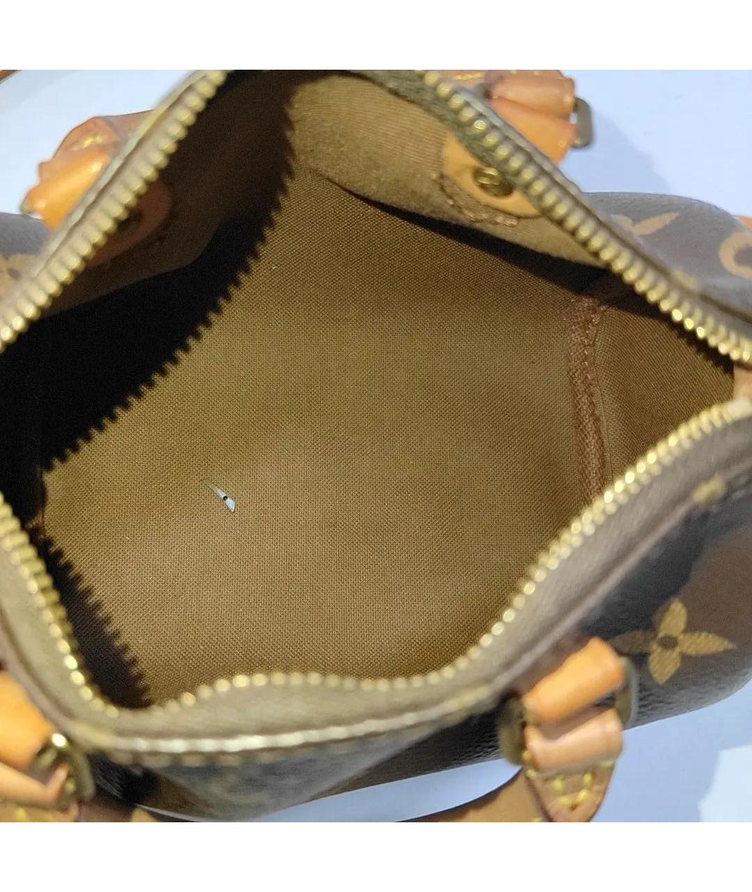 LOUIS VUITTON Коричневая сумка с короткими ручками, фото 6