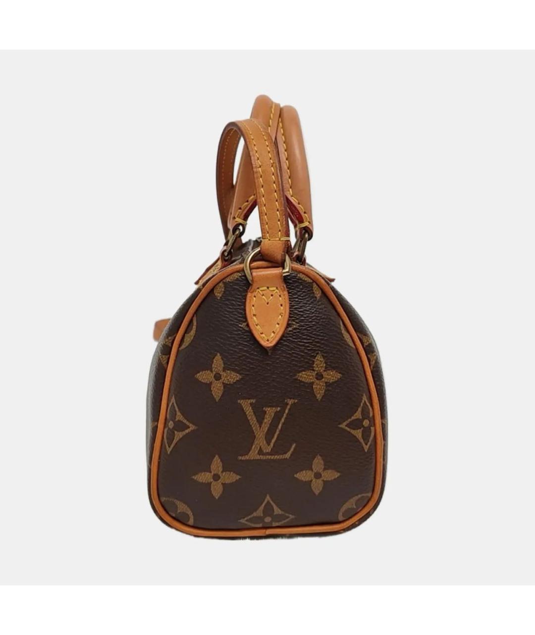 LOUIS VUITTON Коричневая сумка с короткими ручками, фото 2