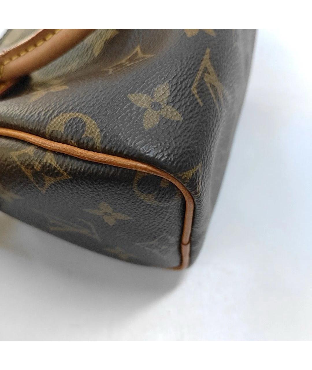 LOUIS VUITTON Коричневая сумка с короткими ручками, фото 7