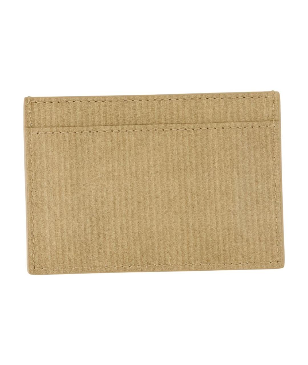 KENZO Бежевый кожаный кардхолдер, фото 2