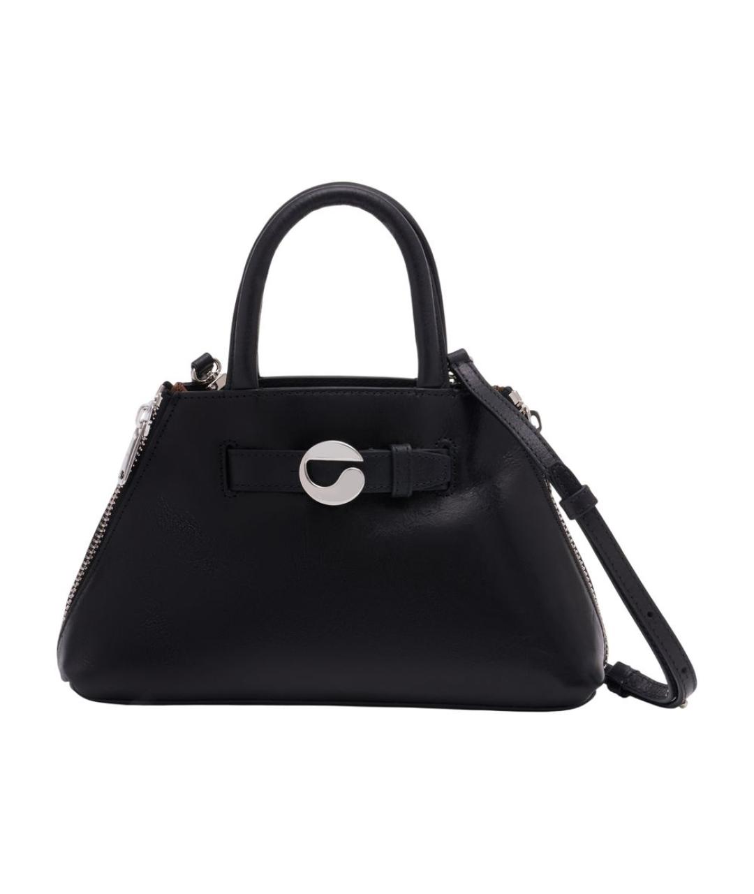 COPERNI Черная кожаная сумка с короткими ручками, фото 1