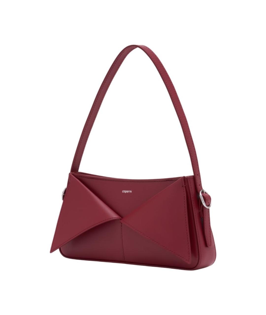 COPERNI Красная кожаная сумка с короткими ручками, фото 2