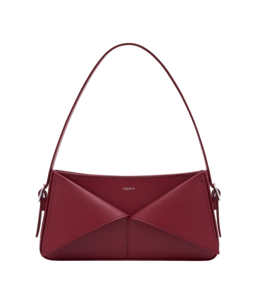 COPERNI Красная кожаная сумка с короткими ручками, фото 1
