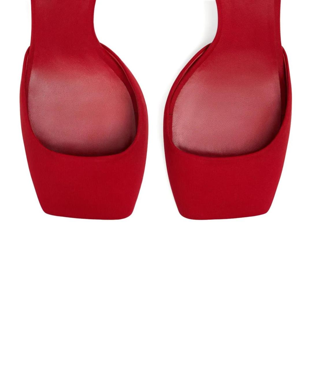 COURREGES Красные синтетические туфли, фото 5