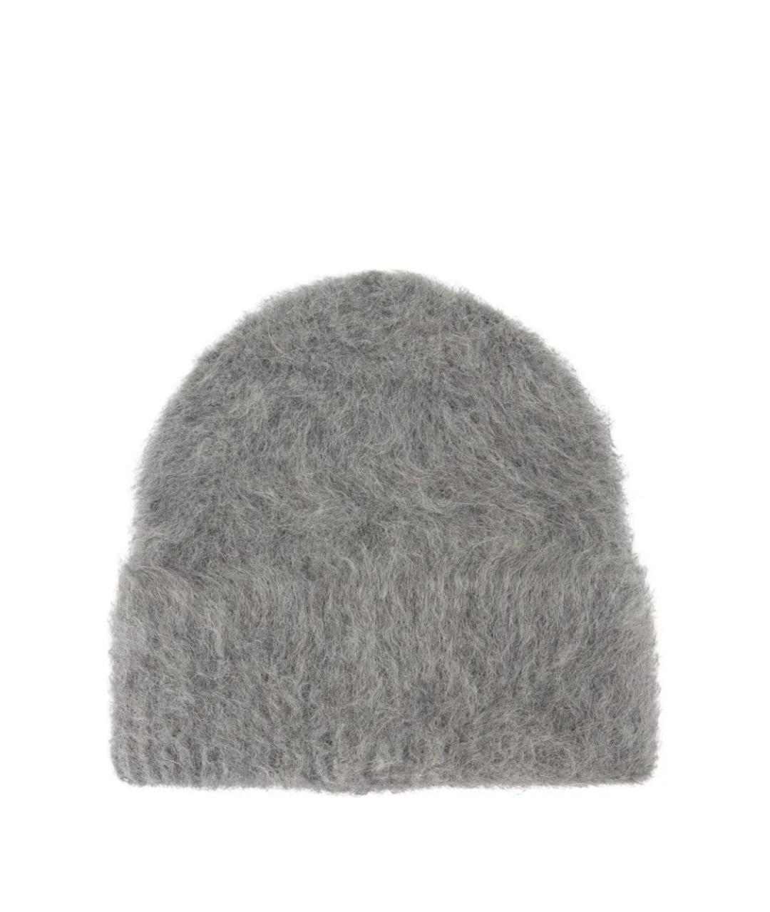 TOTEME Серая шерстяная шапка, фото 1