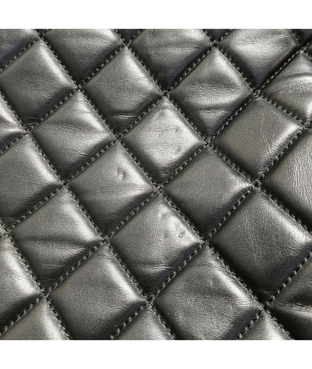 CHANEL Черная кожаная сумка тоут, фото 7