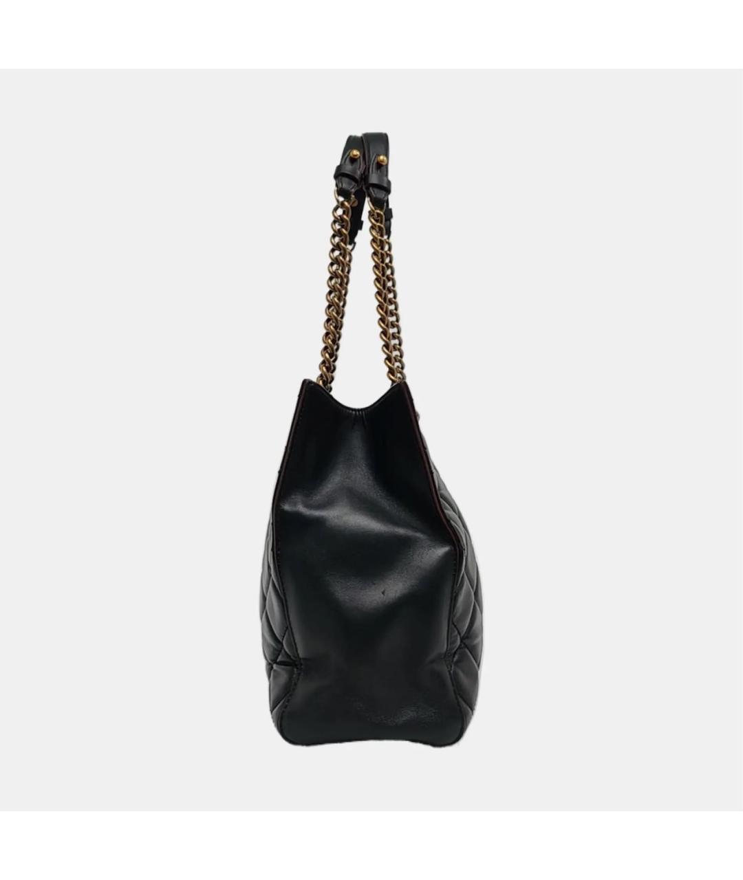 CHANEL Черная кожаная сумка тоут, фото 3