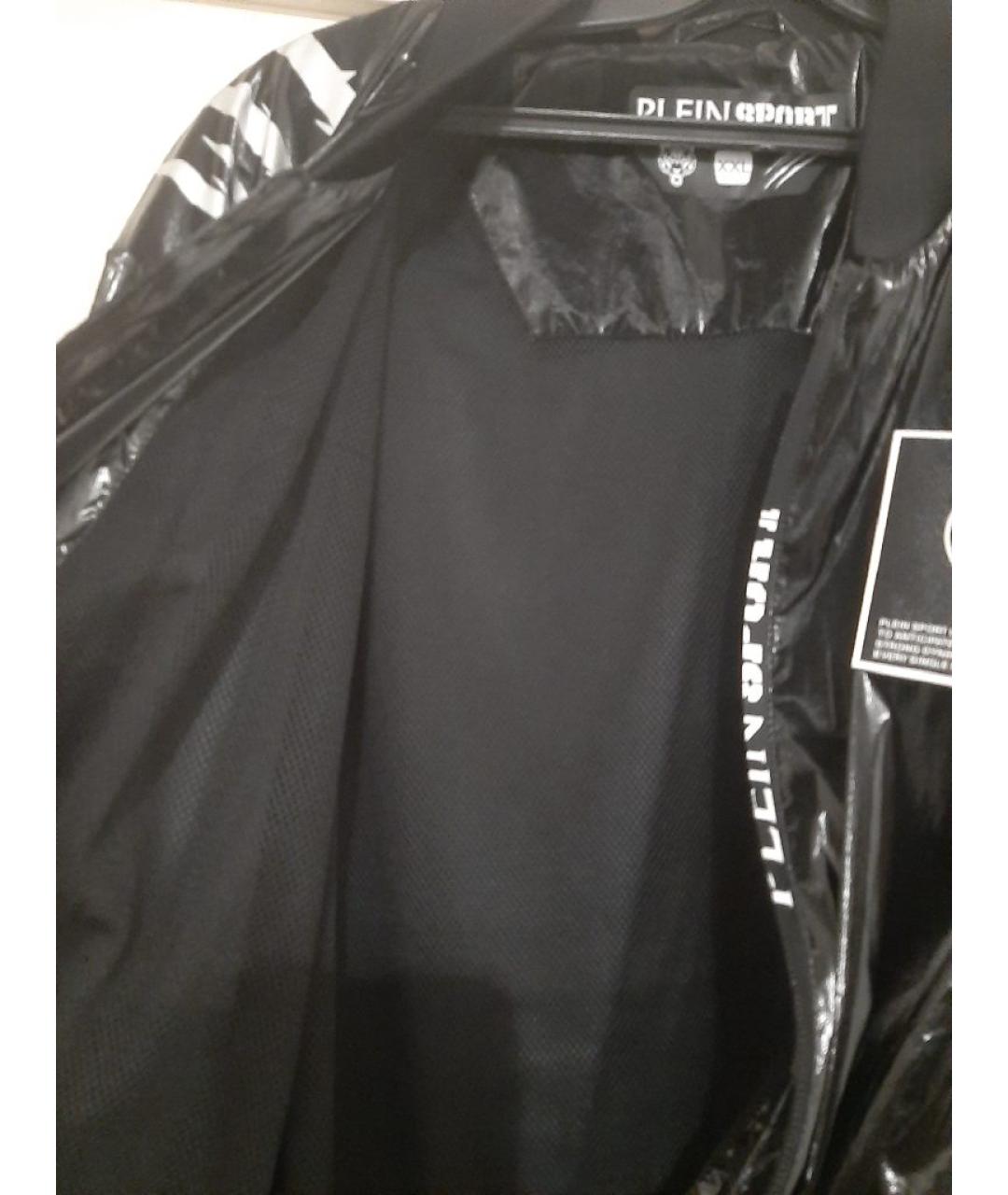 PHILIPP PLEIN Черная полиамидовая куртка, фото 7