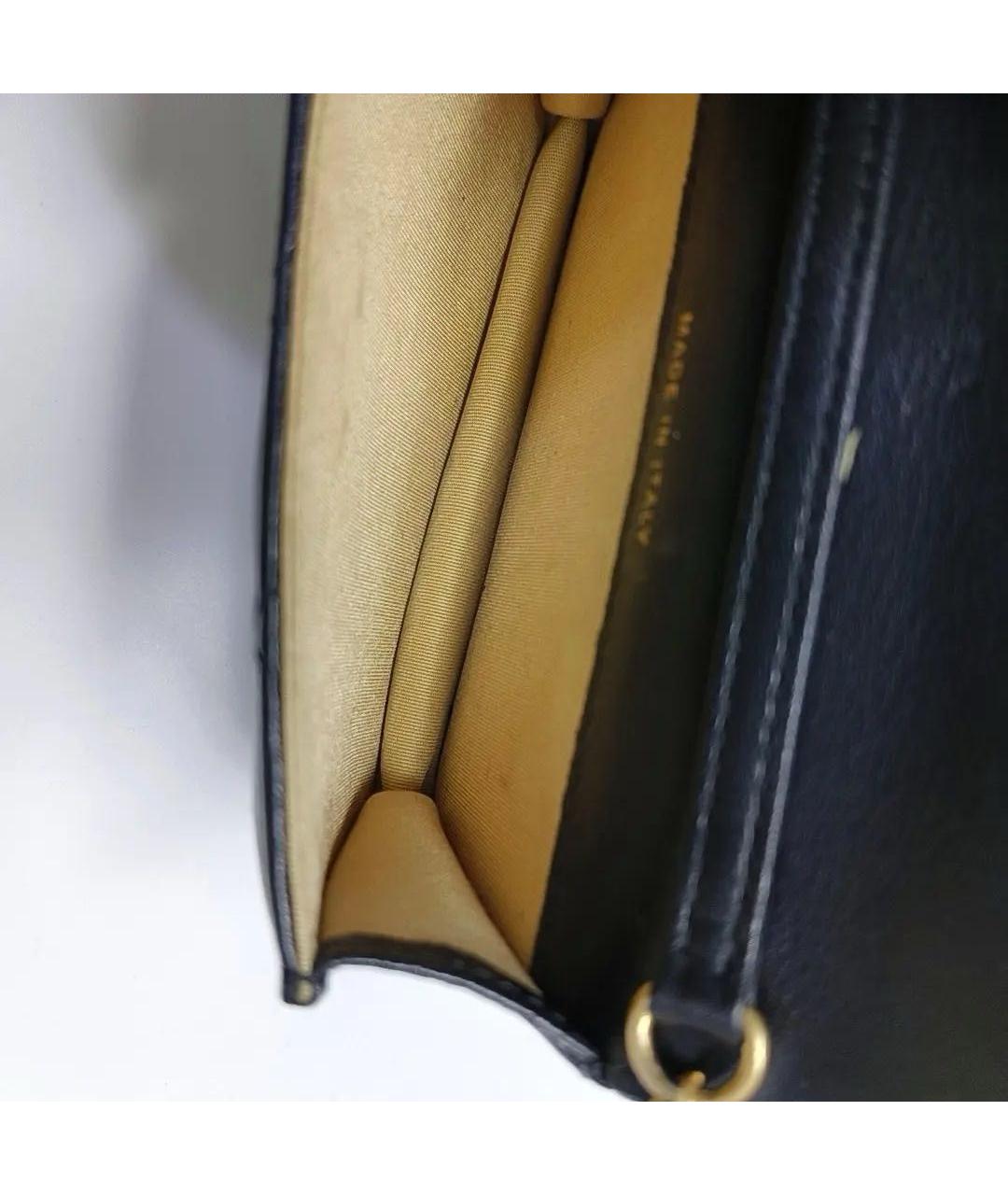 CHANEL Черная кожаная сумка через плечо, фото 6