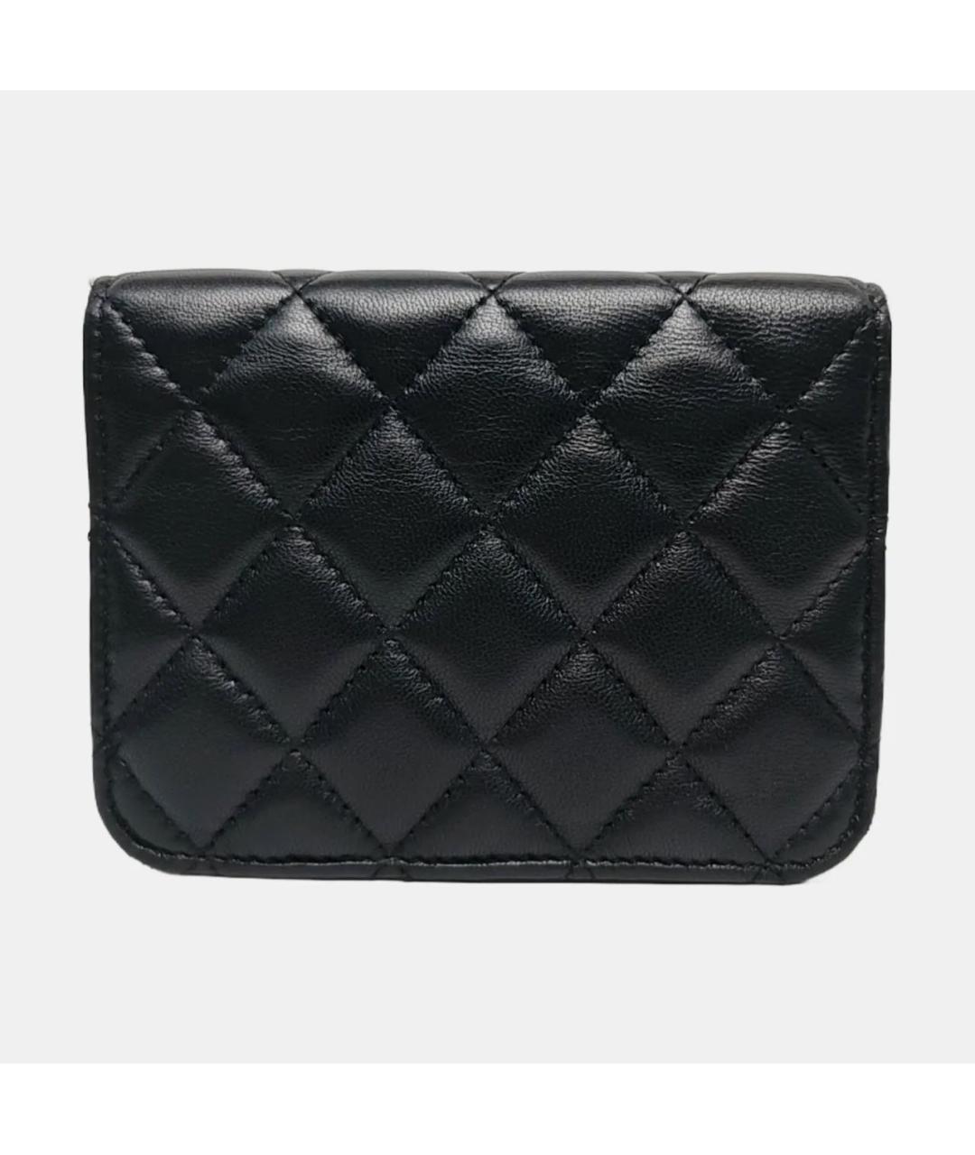 CHANEL Черная кожаная сумка через плечо, фото 4