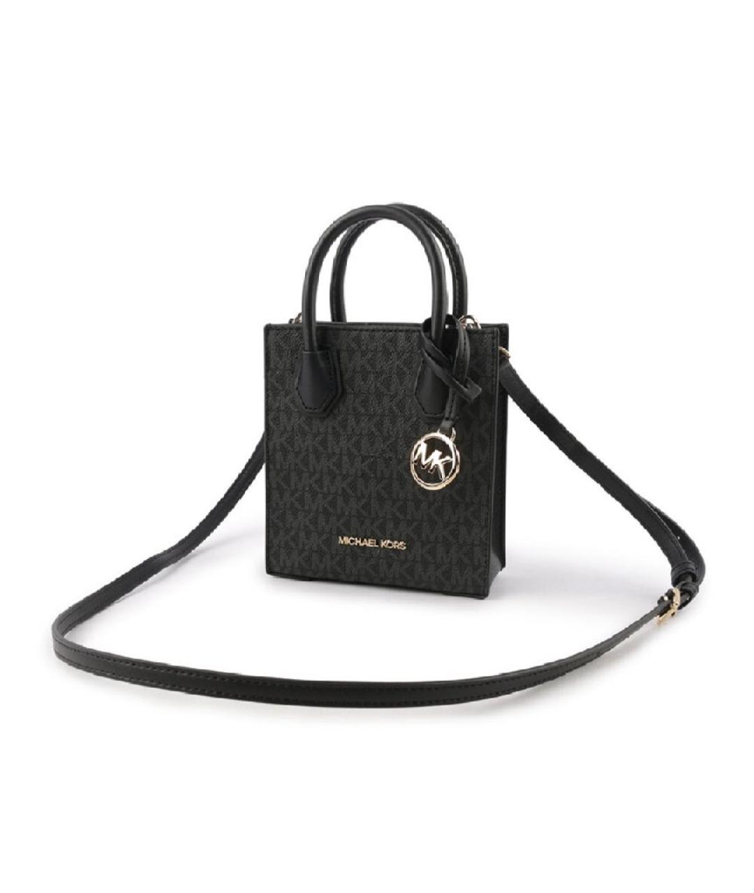 MICHAEL KORS Черная сумка через плечо из искусственной кожи, фото 3