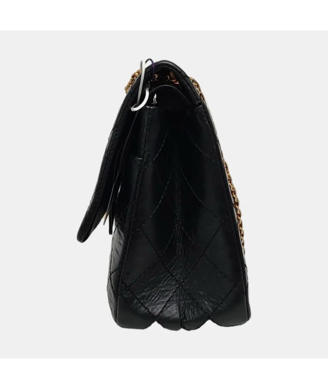 CHANEL Черная кожаная сумка через плечо, фото 2