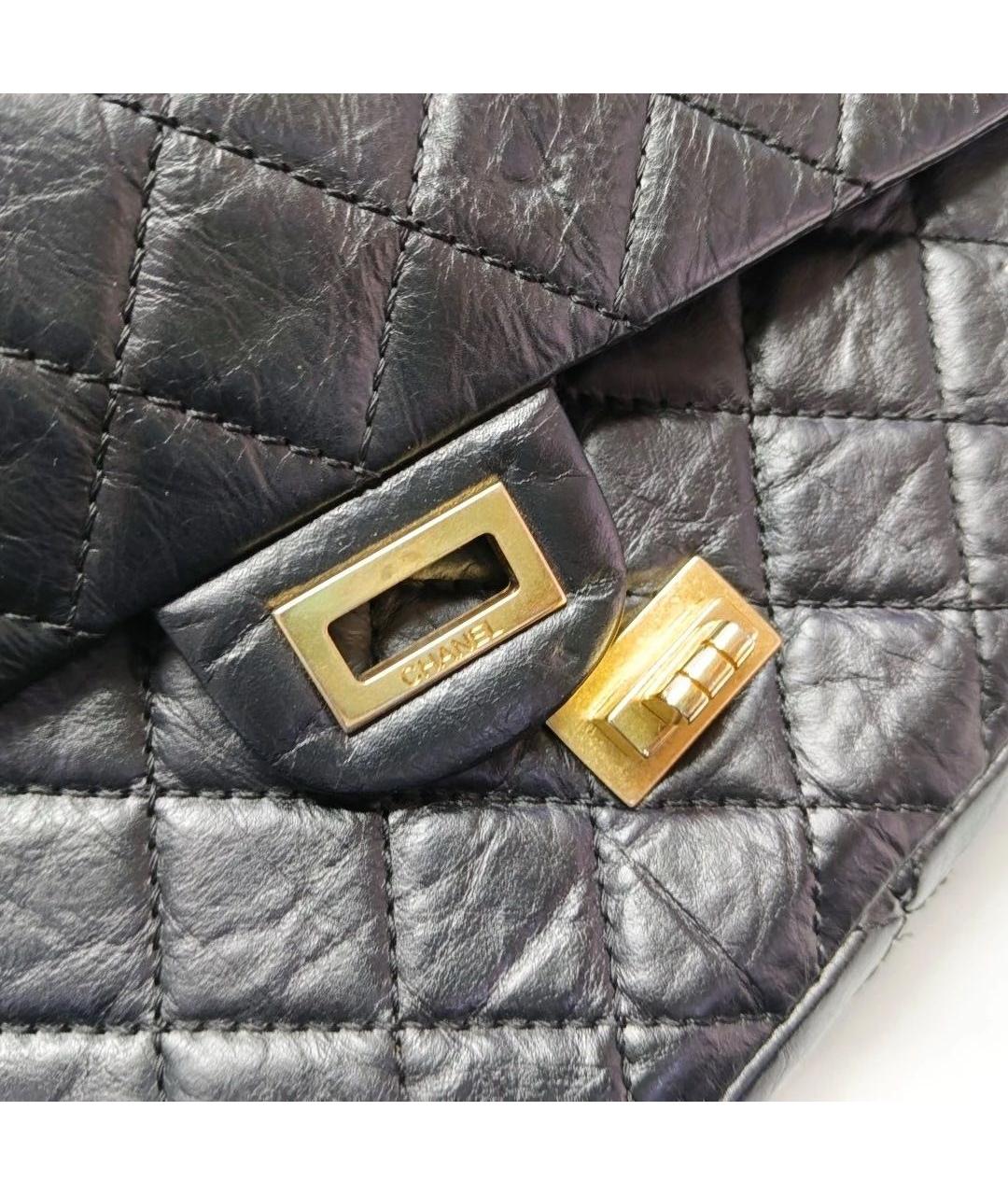 CHANEL Черная кожаная сумка через плечо, фото 6