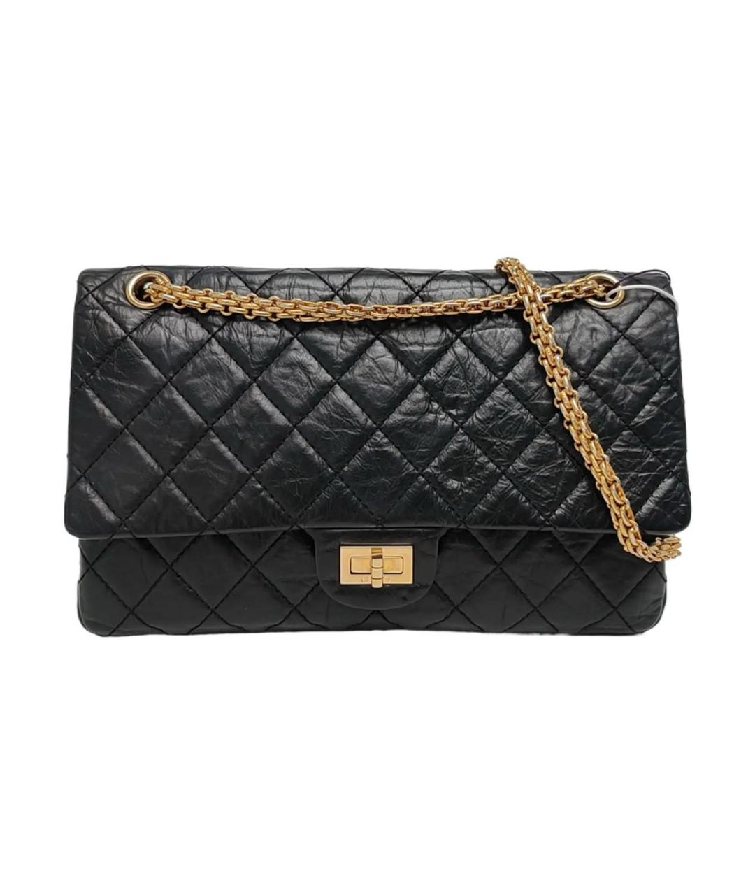 CHANEL Черная кожаная сумка через плечо, фото 1